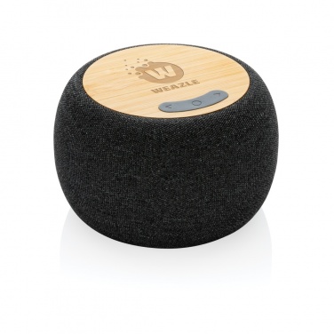 Logotrade promotional product picture of: RCS Rplastic/PET and bamboo 5W speaker