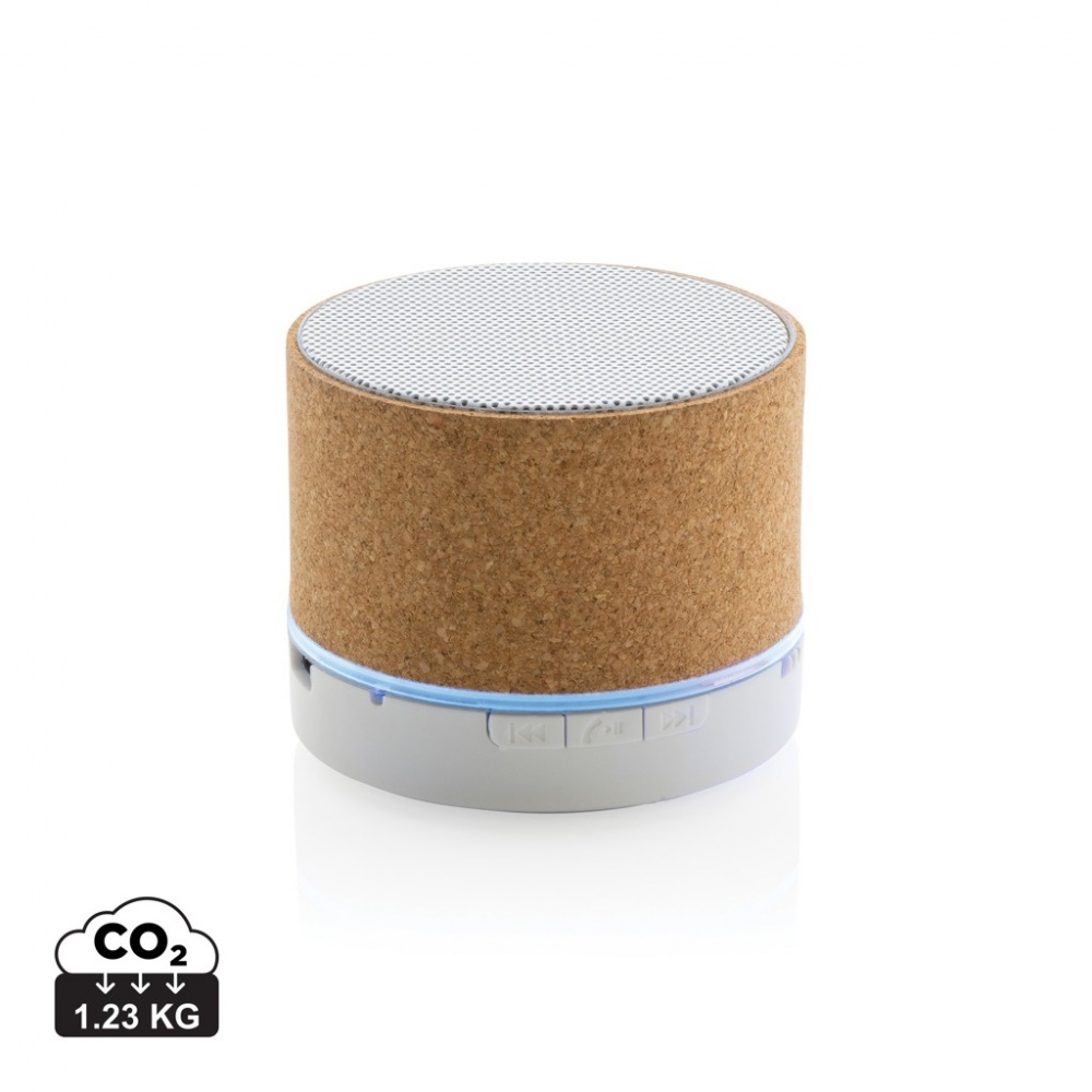 Logotrade promotional merchandise photo of: Cork 3W wireless speaker