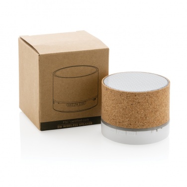Logo trade promotional product photo of: Cork 3W wireless speaker