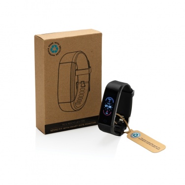 Logotrade promotional item picture of: RCS recycled TPU Sense Fit with heart rate monitor