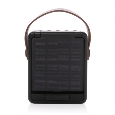 Logo trade promotional item photo of: Skywave RCS recycled plastic solar speaker 12W