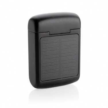 Logotrade corporate gifts photo of: Skywave RCS recycled plastic solar earbuds