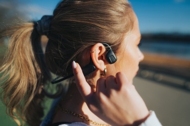 Logo trade advertising product photo of: Urban Vitamin Glendale RCS rplastic air conductive headphone