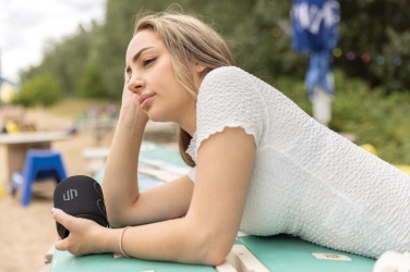 Logo trade promotional products image of: Urban Vitamin Palmdale RCS rplastic 16W speaker IPX7