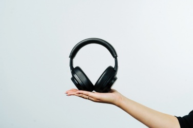 Logo trade promotional merchandise image of: Irvine RCS recycled and repairable ANC wireless headphone