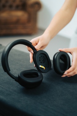 Logotrade promotional product picture of: Irvine RCS recycled and repairable ANC wireless headphone