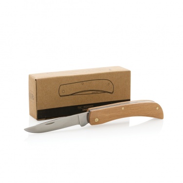 Logo trade business gift photo of: Wooden knife