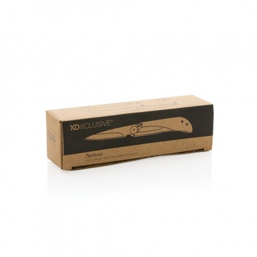Logotrade promotional gift picture of: Nemus Luxury Wooden knife with lock