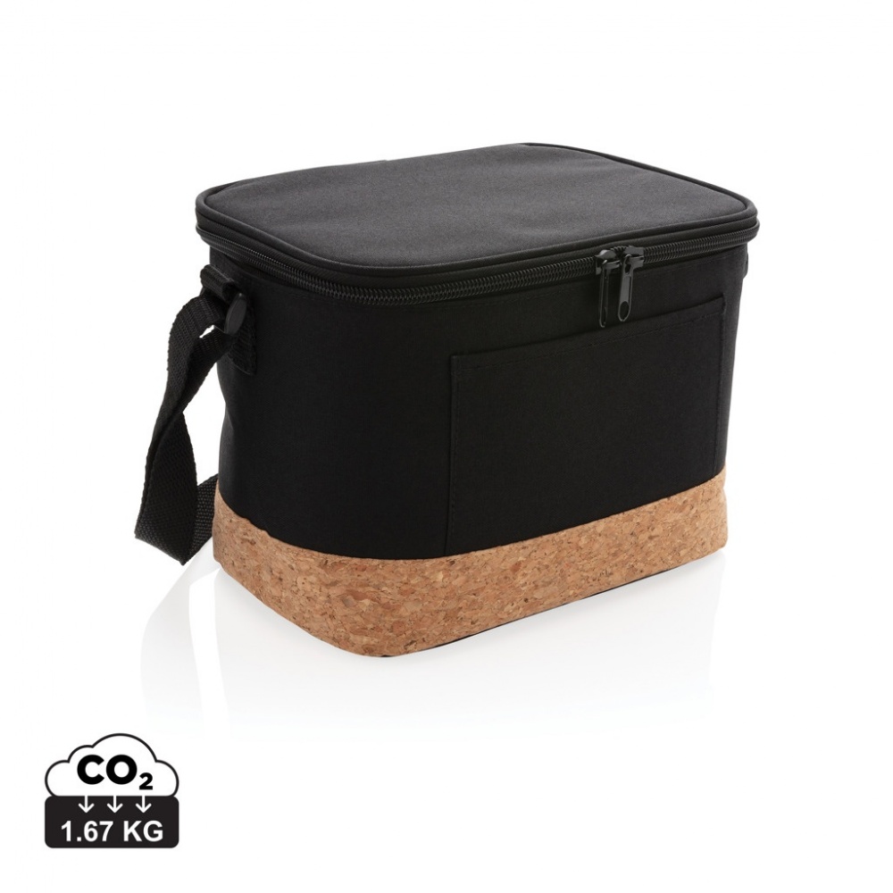 Logo trade promotional merchandise image of: Two tone cooler bag with cork detail