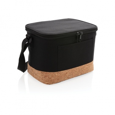 Logo trade promotional giveaway photo of: Two tone cooler bag with cork detail