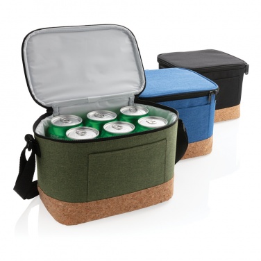 Logo trade promotional merchandise image of: Two tone cooler bag with cork detail