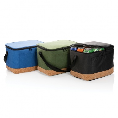 Logo trade promotional products picture of: Impact AWARE™ XL RPET two tone cooler bag with cork detail