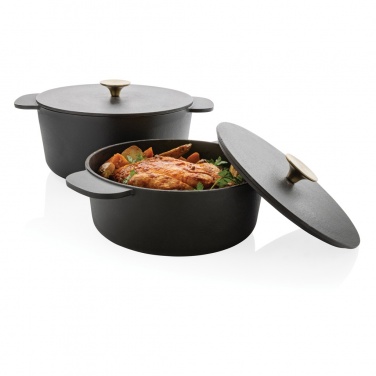 Logo trade promotional giveaways picture of: Ukiyo cast iron pan medium