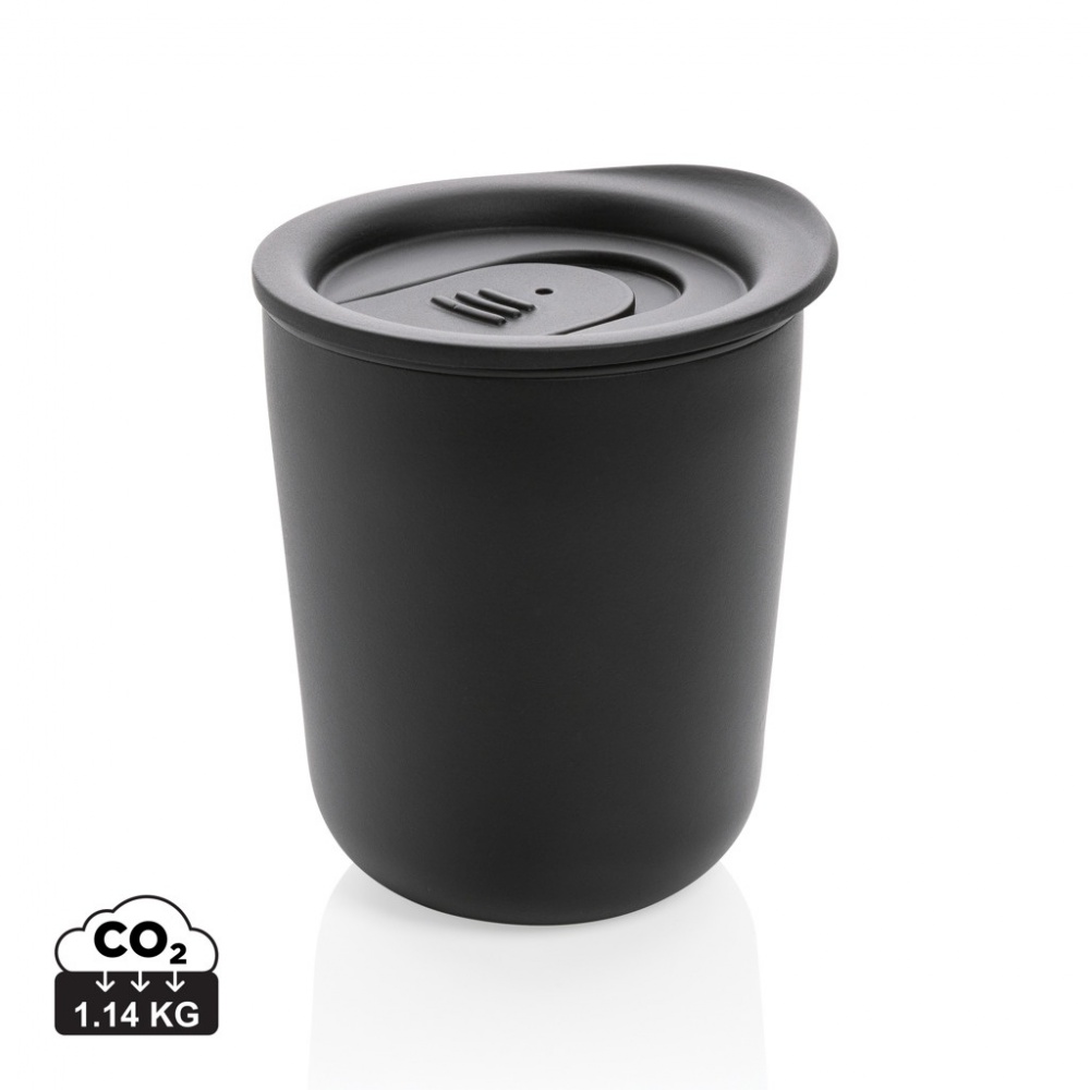 Logo trade corporate gifts image of: Simplistic antimicrobial coffee tumbler