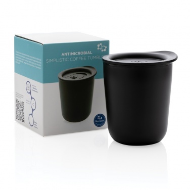 Logo trade promotional merchandise photo of: Simplistic antimicrobial coffee tumbler