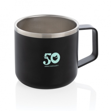 Logo trade business gifts image of: Stainless steel camp mug