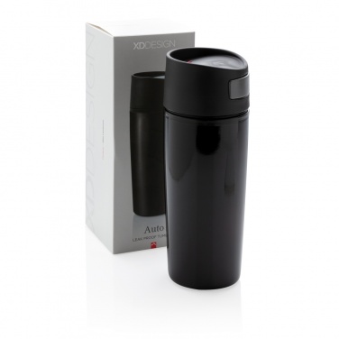 Logo trade promotional giveaways image of: Auto leak proof tumbler