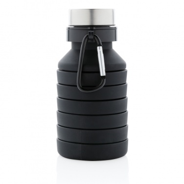 Logotrade advertising product image of: Leakproof collapsible silicone bottle with lid