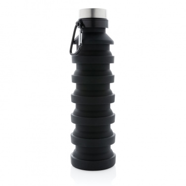 Logotrade corporate gift image of: Leakproof collapsible silicone bottle with lid