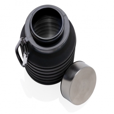 Logotrade advertising product image of: Leakproof collapsible silicone bottle with lid