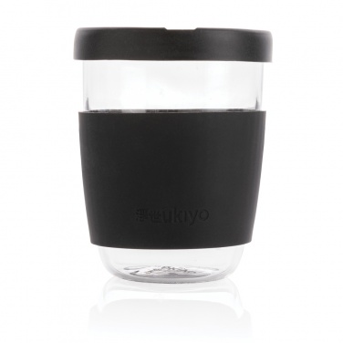 Logo trade corporate gift photo of: Ukiyo borosilicate glass with silicone lid and sleeve