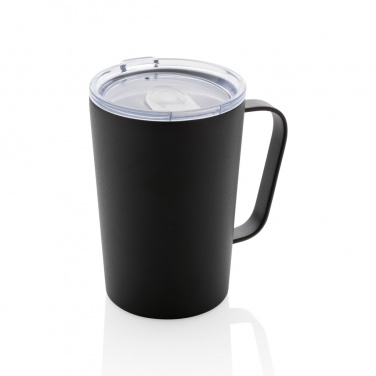 Logotrade advertising products photo of: RCS Recycled stainless steel modern vacuum mug with lid