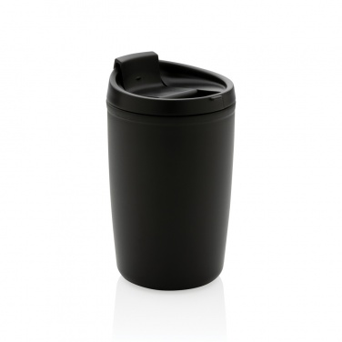 Logo trade advertising products picture of: GRS Recycled PP tumbler with flip lid