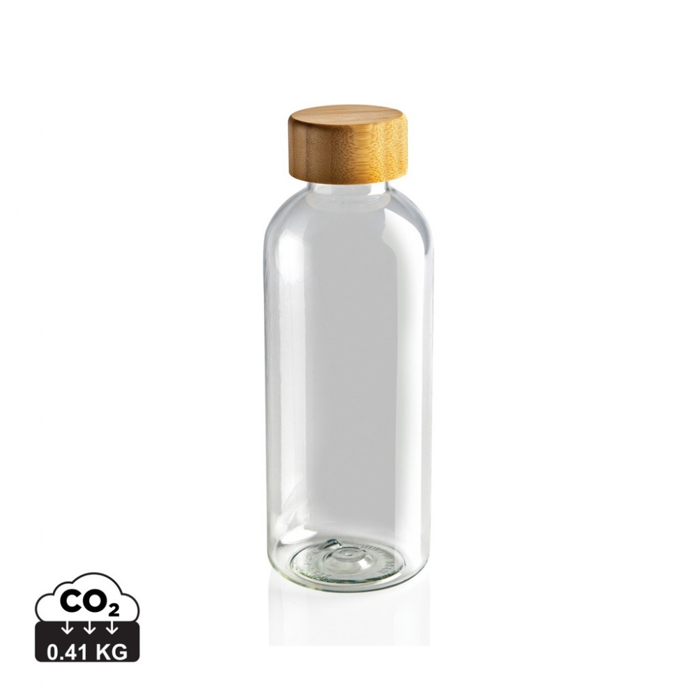 Logotrade promotional item picture of: RCS RPET bottle with bamboo lid