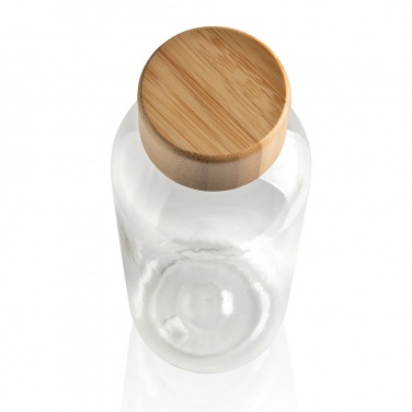 Logo trade promotional product photo of: RCS RPET bottle with bamboo lid