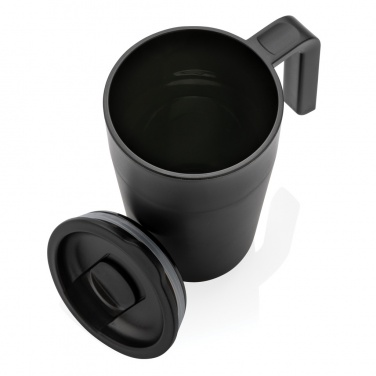 Logo trade promotional items image of: GRS Recycled PP and SS mug with handle