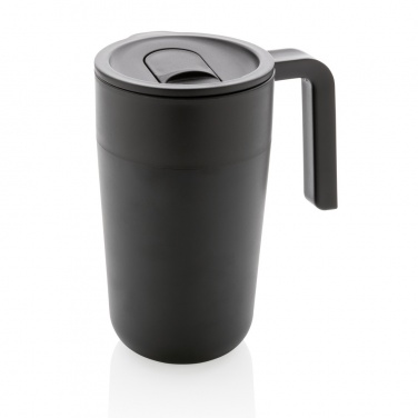 Logo trade corporate gifts picture of: GRS Recycled PP and SS mug with handle