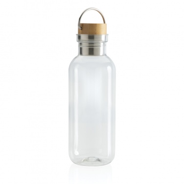 Logotrade promotional gift image of: RCS RPET bottle with bamboo lid and handle