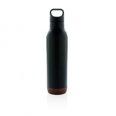 Logo trade promotional giveaways image of: Cork leakproof vacuum flask