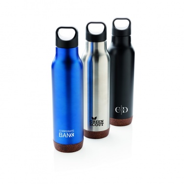 Logo trade advertising products picture of: Cork leakproof vacuum flask