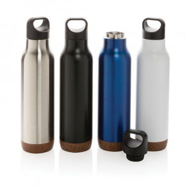 Logo trade promotional giveaway photo of: Cork leakproof vacuum flask