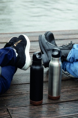 Logo trade promotional gift photo of: Cork leakproof vacuum flask