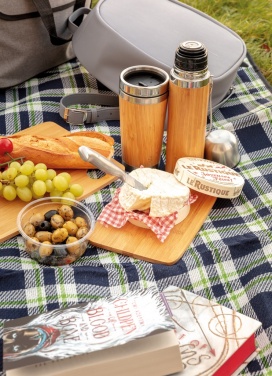 Logotrade business gift image of: Bamboo vacuum travel flask