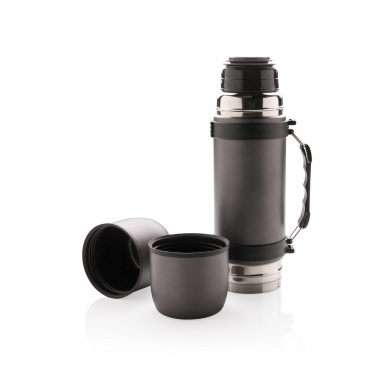 Logo trade promotional merchandise picture of: Vacuum flask with 2 cups