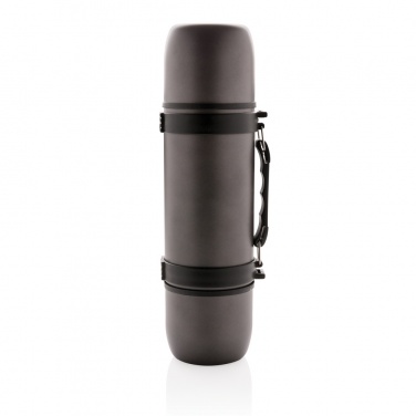 Logo trade promotional giveaway photo of: Vacuum flask with 2 cups