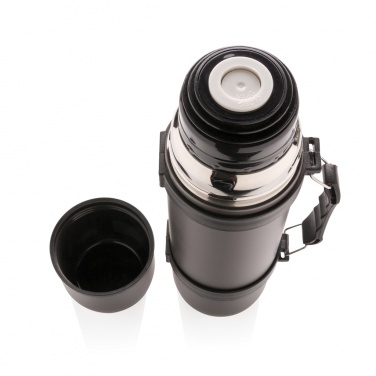 Logo trade promotional merchandise image of: Vacuum flask with 2 cups