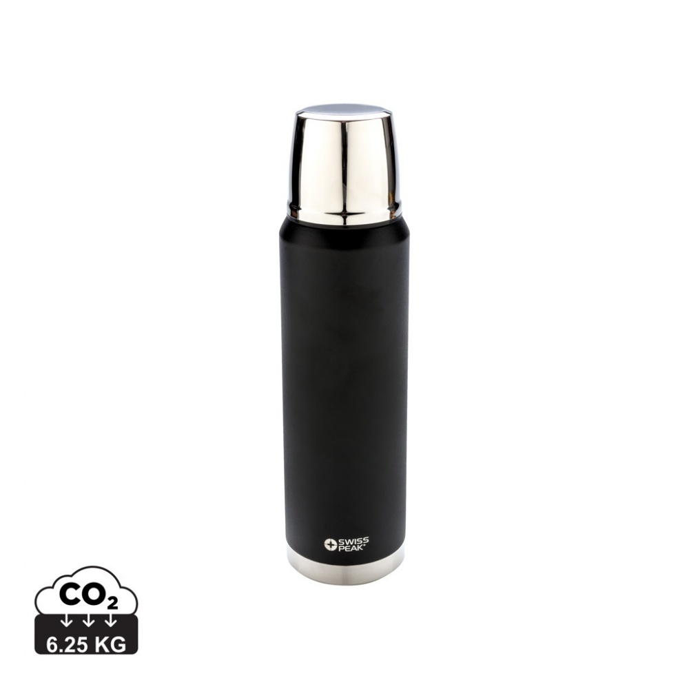 Logotrade promotional item image of: Swiss Peak Elite 1L copper vacuum flask