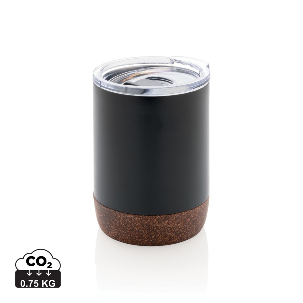 Logotrade promotional merchandise image of: RCS Re-steel cork small vacuum coffee mug