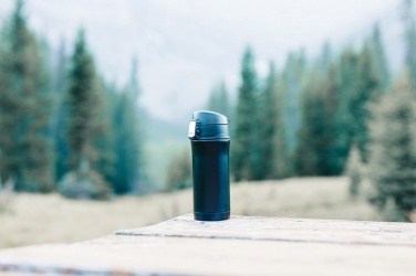 Logo trade promotional merchandise image of: RCS Recycled stainless steel easy lock vacuum mug