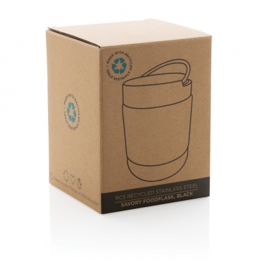 Logo trade promotional products picture of: Savory RCS certified recycled stainless steel foodflask