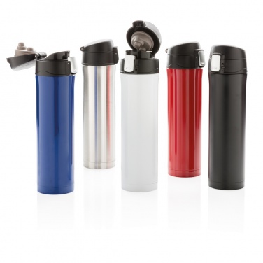 Logo trade promotional giveaways image of: RCS Re-steel easy lock vacuum flask