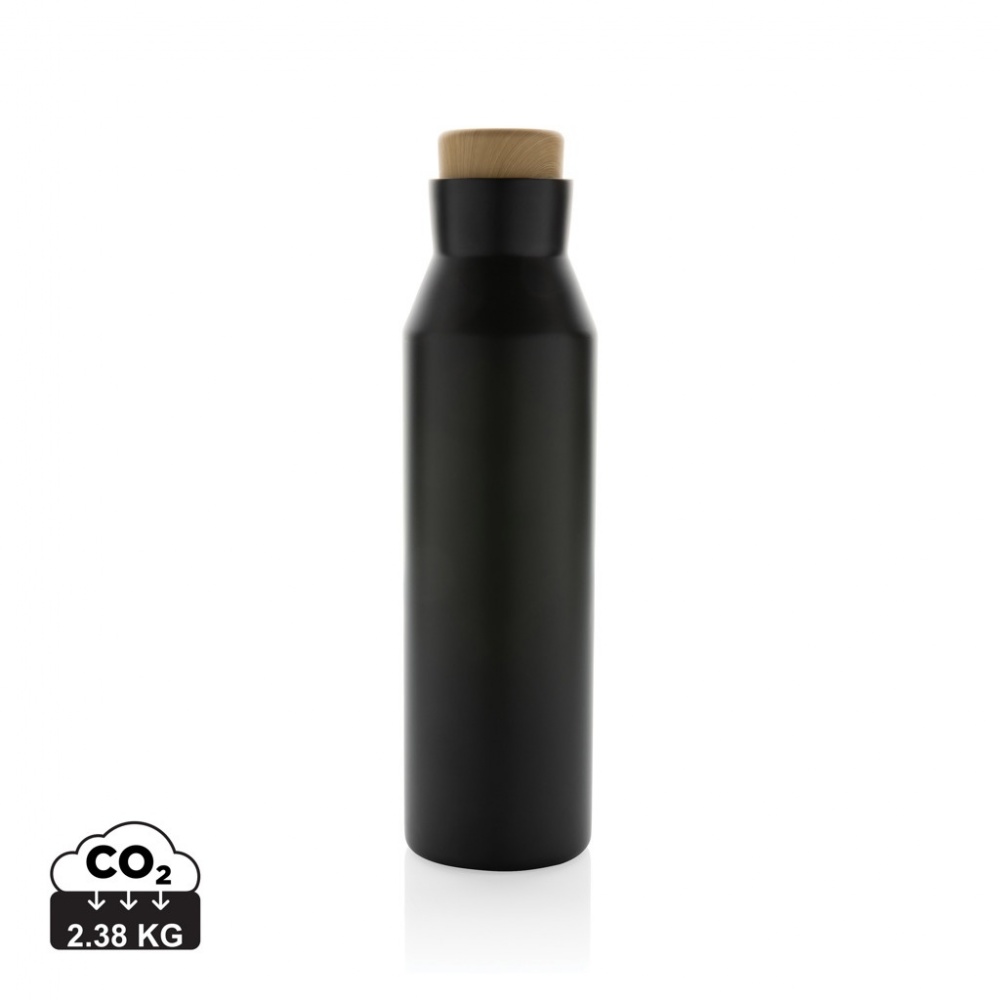 Logotrade corporate gift image of: Gaia RCS certified recycled stainless steel vacuum bottle