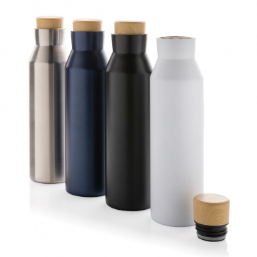 Logo trade advertising products picture of: Gaia RCS certified recycled stainless steel vacuum bottle