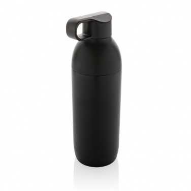 Logo trade promotional merchandise image of: Flow RCS recycled stainless steel vacuum bottle