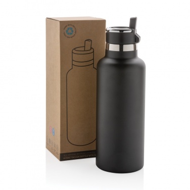 Logotrade business gift image of: Hydro RCS recycled stainless steel vacuum bottle with spout