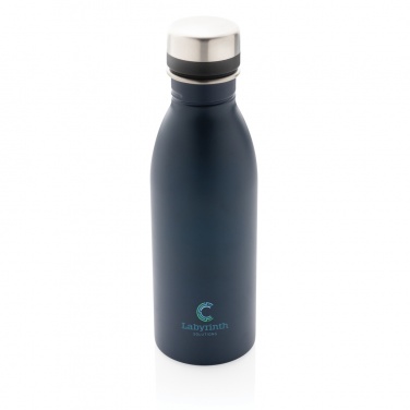 Logotrade corporate gift picture of: RCS Recycled stainless steel deluxe water bottle